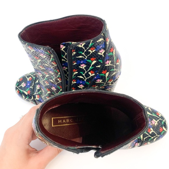 ✨Host Pick✨ Marc Jacobs Runway Cora Print Heeled Boots Size 5 - Picture 7 of 9